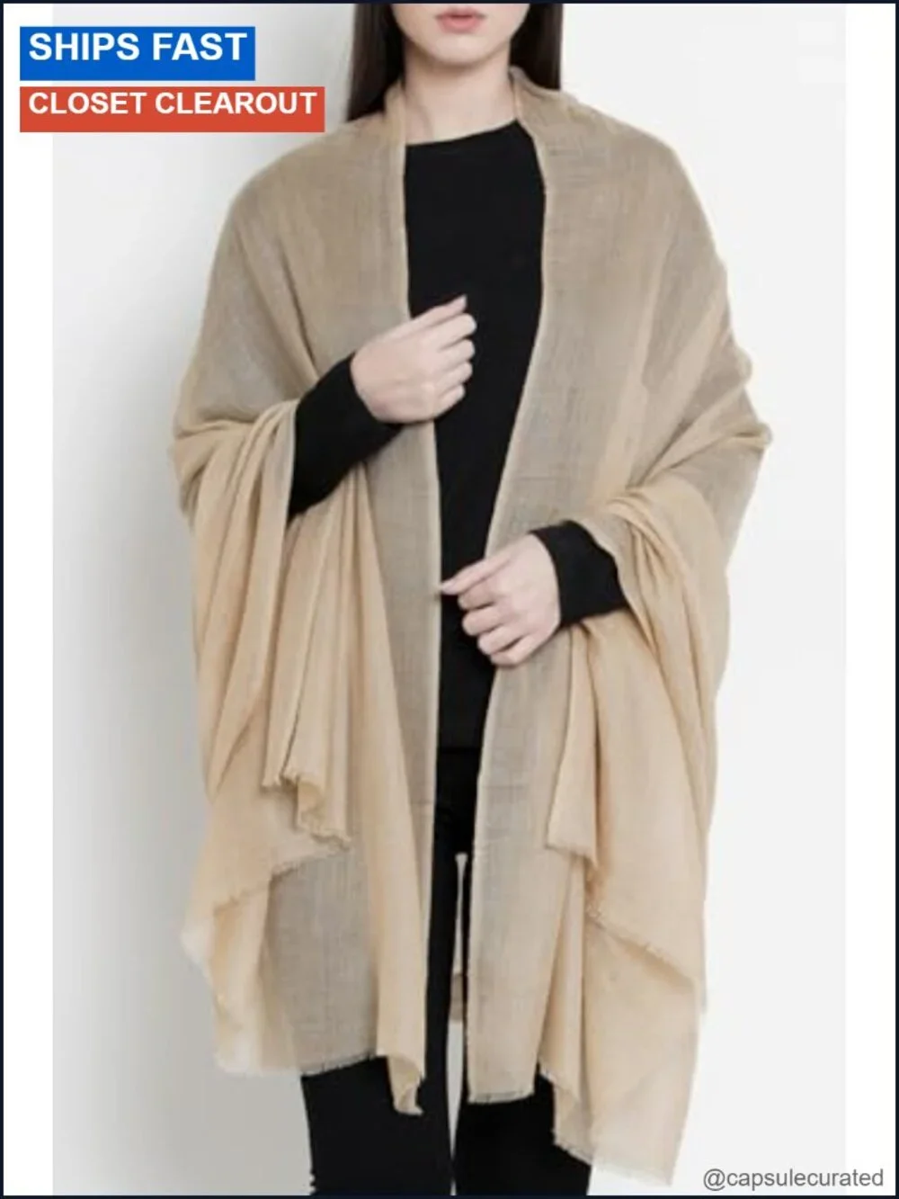 Luxury Cashmere Scarf Wrap Shawl for Women & Men, Winter Warm Pashmina Gift